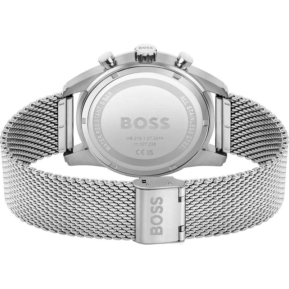 Hugo Boss Silver Stainless Steel Dress Watch