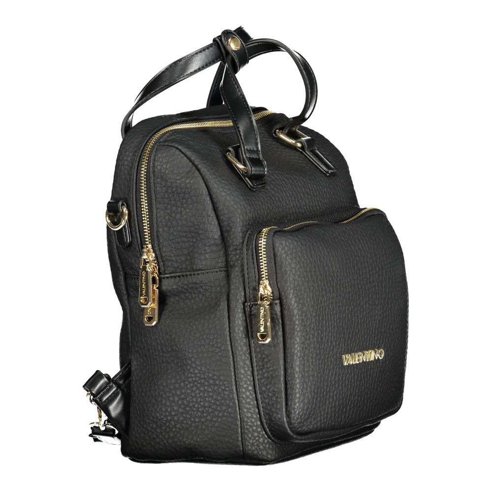 Mario Valentino Black Polyethylene Women Backpack