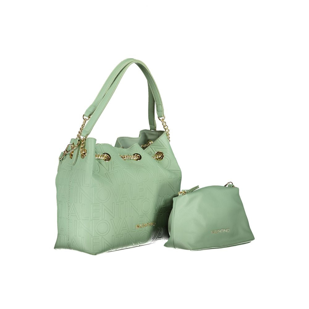 Mario Valentino Green Polyethylene Handbag
