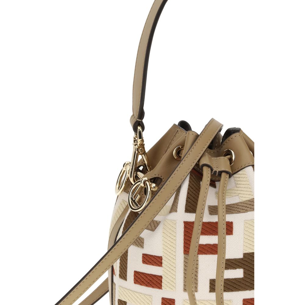 Fendi Multicolor Canvas Backet Bag