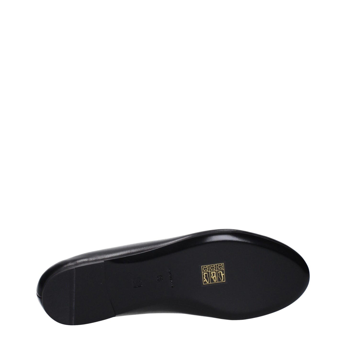 Givenchy Black Leather Ballet Flats