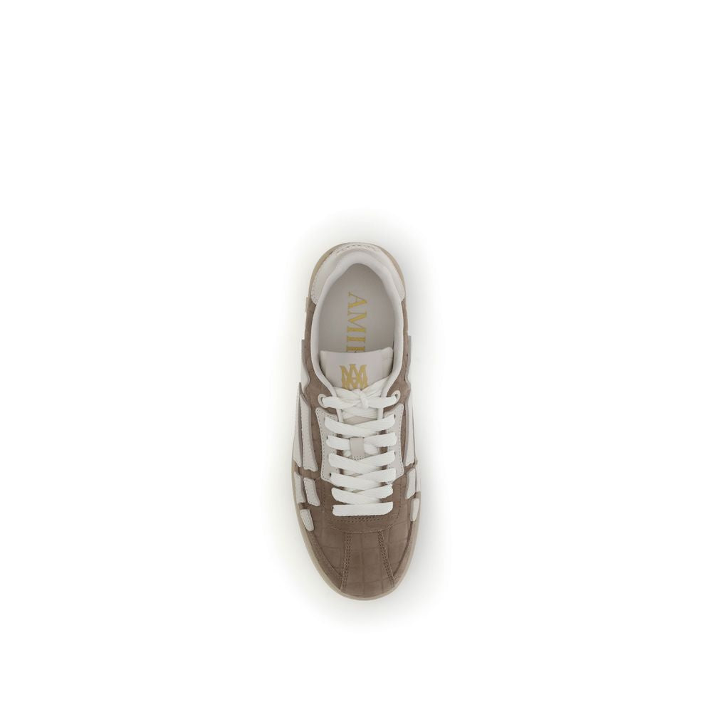 Amiri Croc Debossed Pacific Bones Sneakers