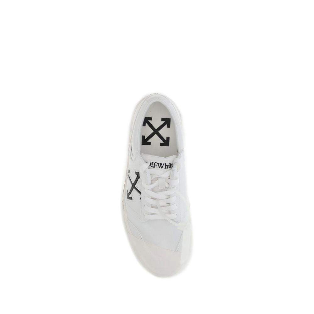 Off-White White Calf Leather Bos Taurus Low Top Sneakers