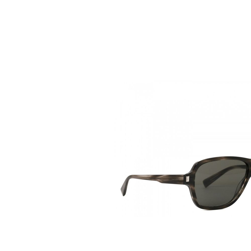 Saint Laurent Gray Acetate Sunglasses