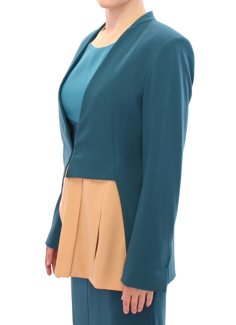 CO|TE Blue stretch blazer jacket