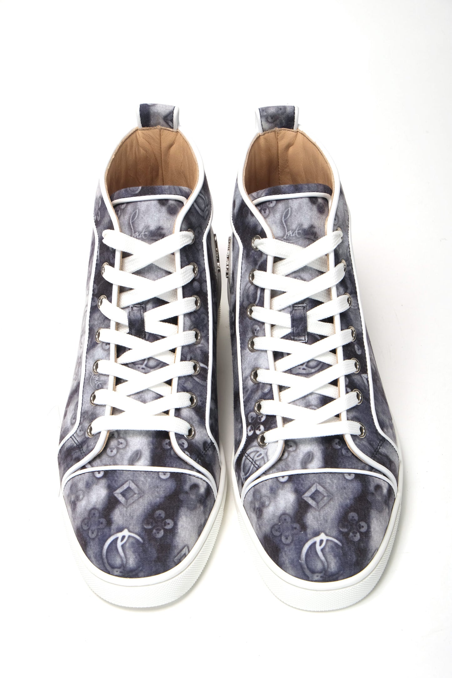 Christian Louboutin Multicolor Louis Orlato Flat Jeans Shoes