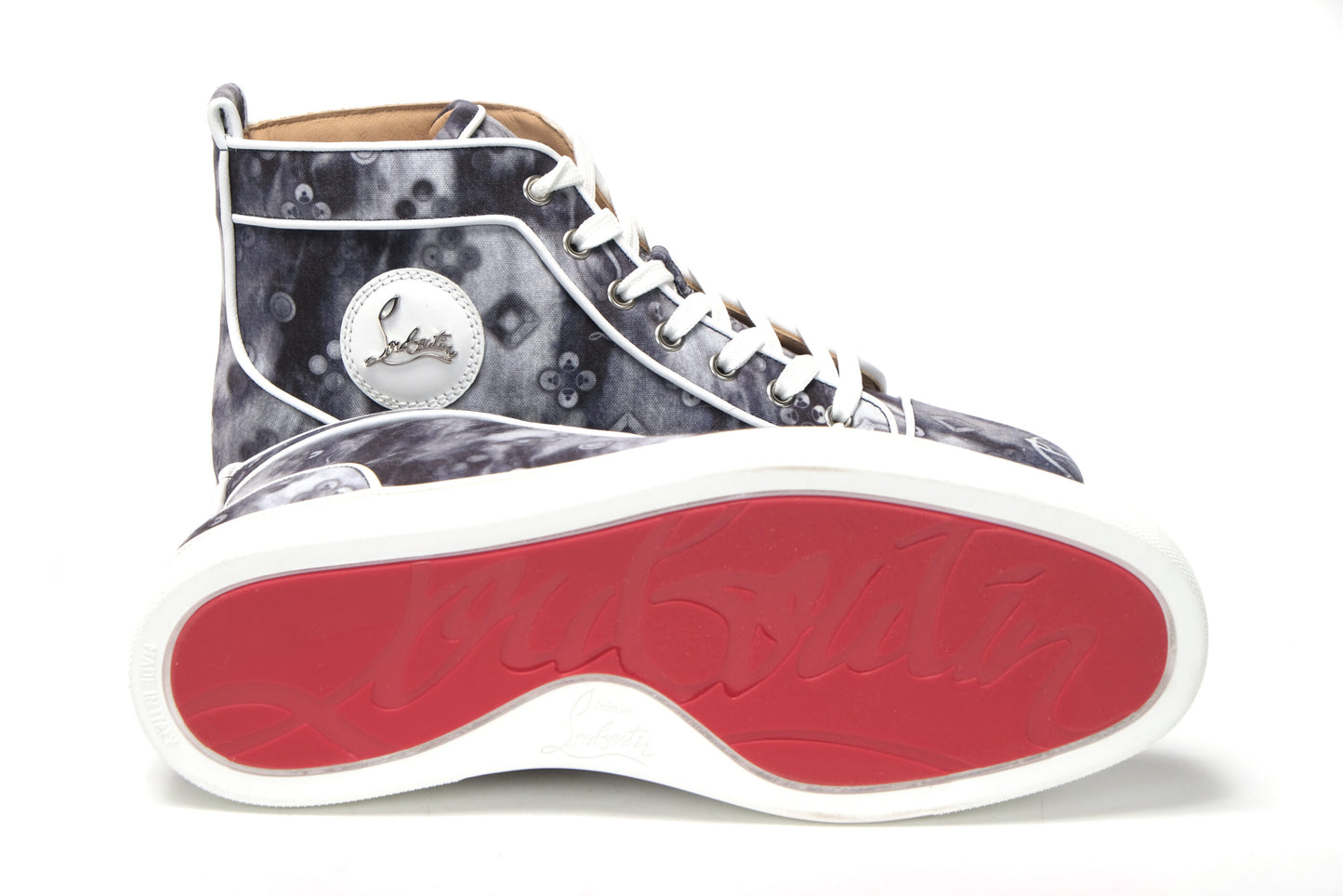 Christian Louboutin Multicolor Louis Orlato Flat Jeans Shoes