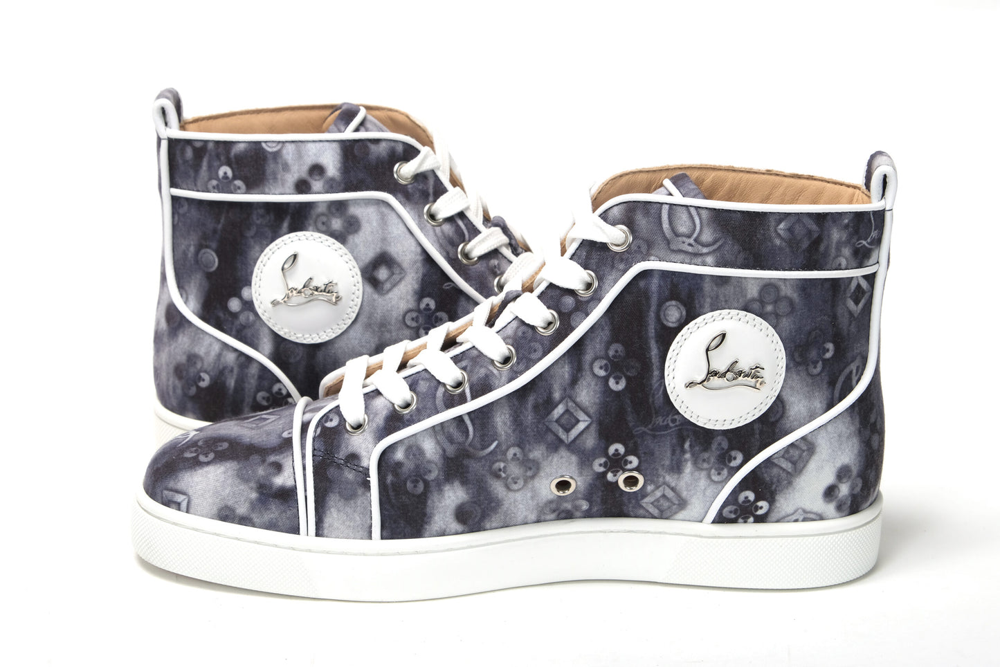 Christian Louboutin Multicolor Louis Orlato Flat Jeans Shoes