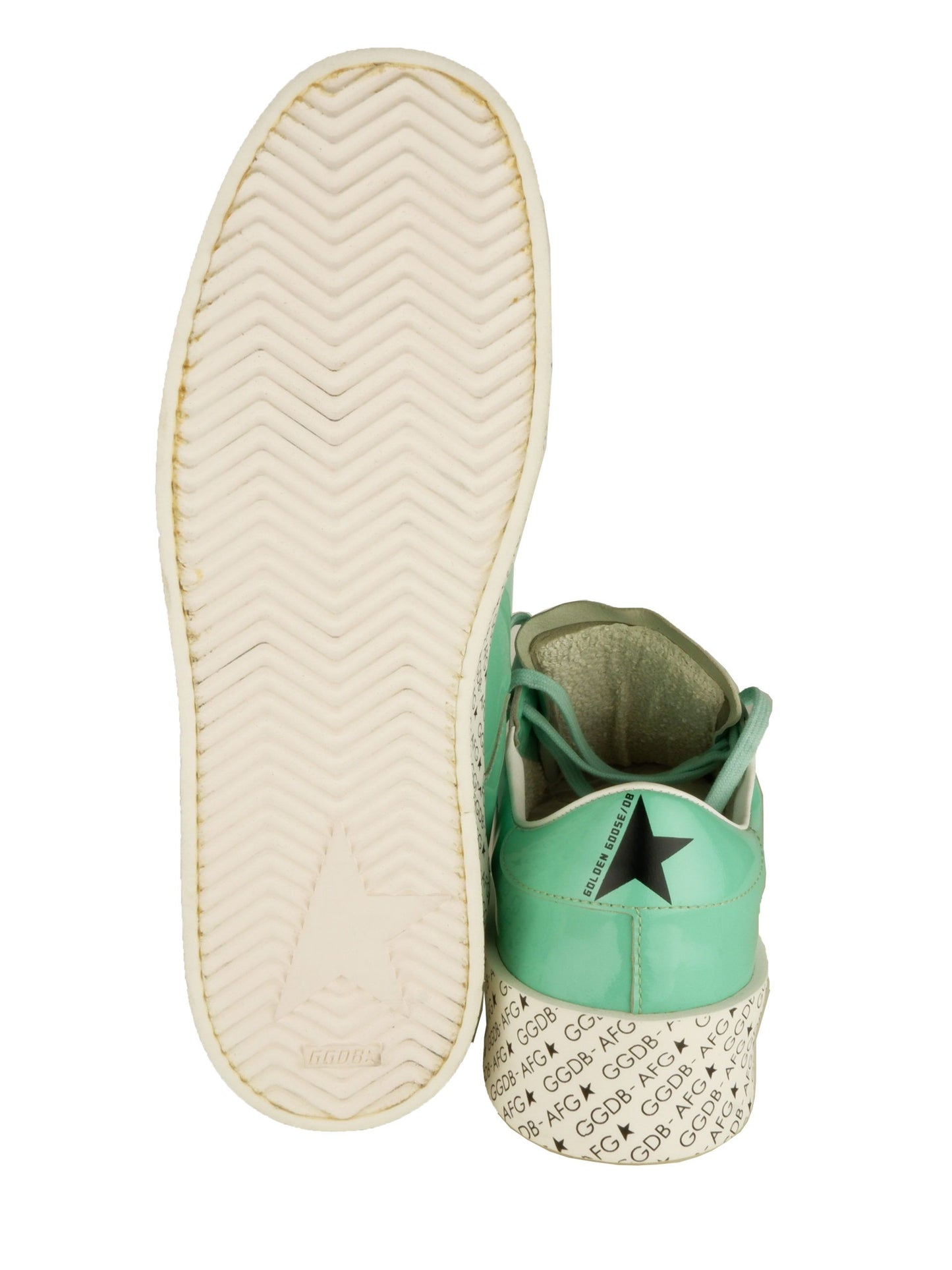Golden Goose Green Leather Sneaker