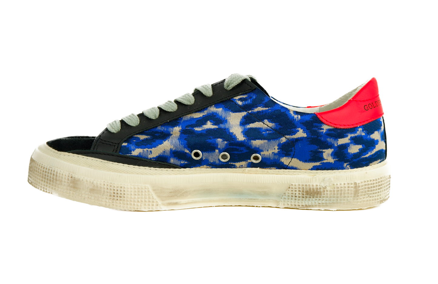 Golden Goose Blue Leather Sneaker