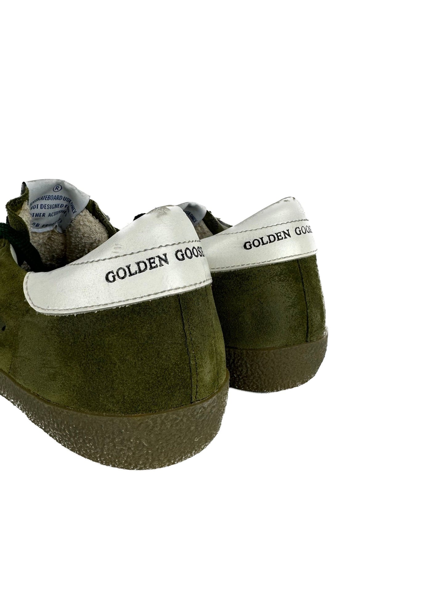 Golden Goose Green Leather Sneaker