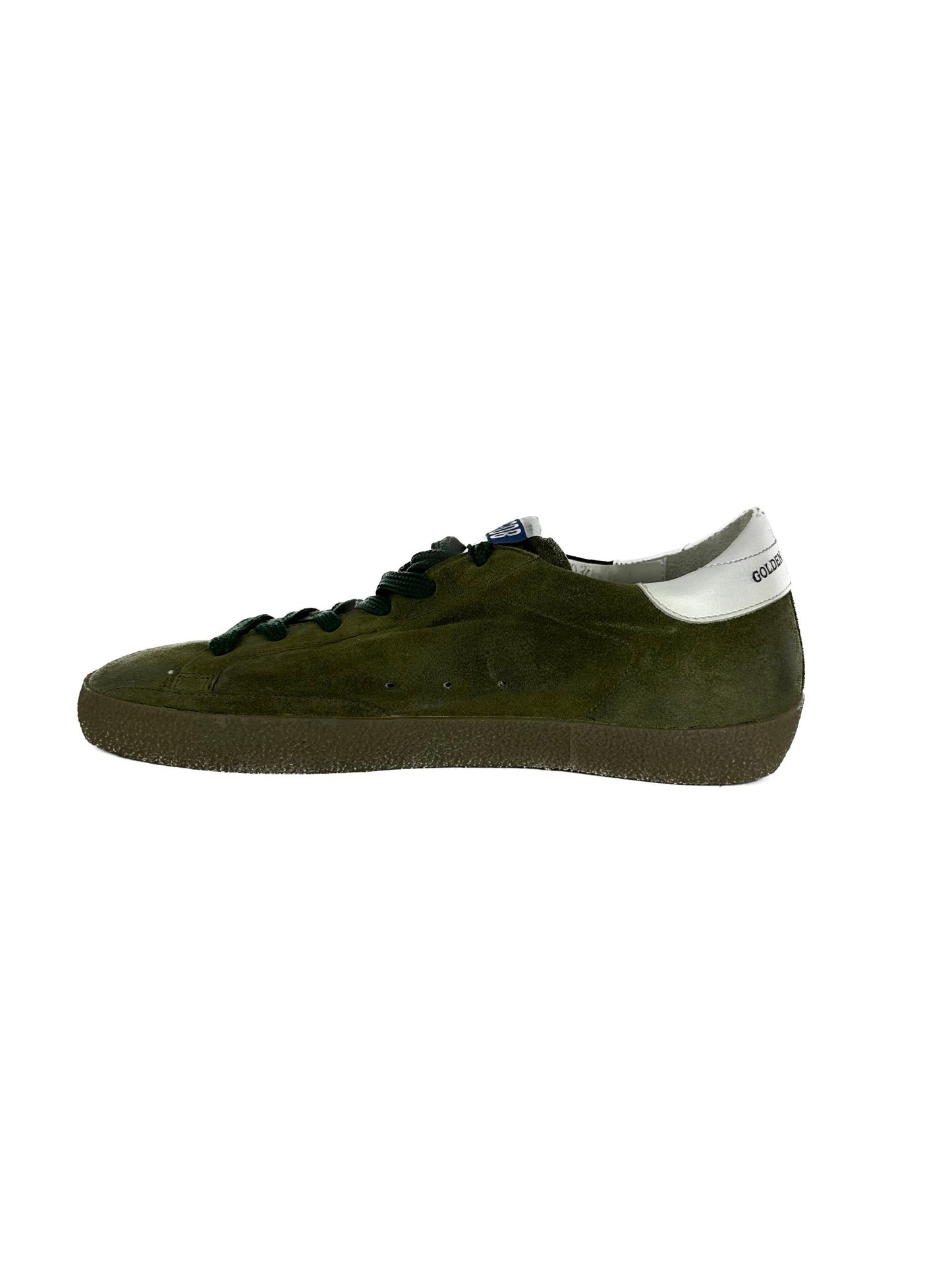 Golden Goose Green Leather Sneaker