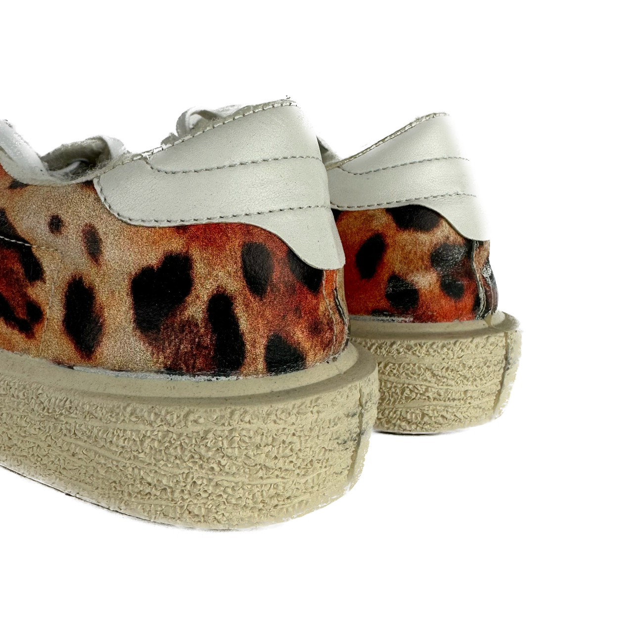 Golden Goose Orange Leather Sneaker