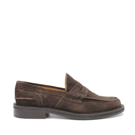 Saxone of Scotland Elegant Suede Leather Loafers