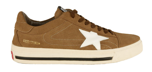 Golden Goose Brown Leather Men Sneaker