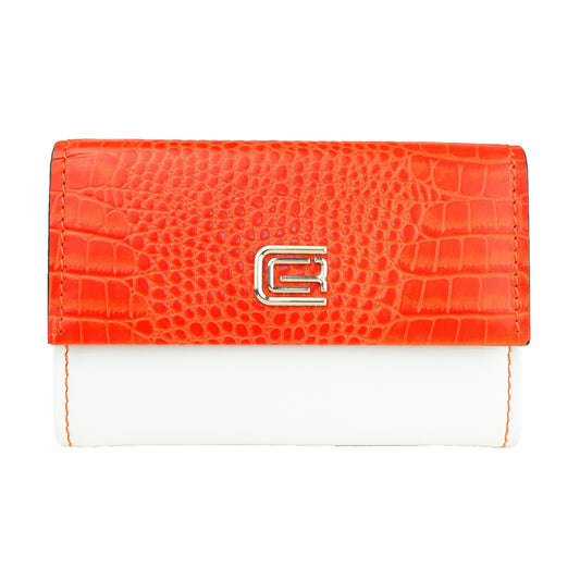 Cavalli Class Bianco Calfskin Women Wallet