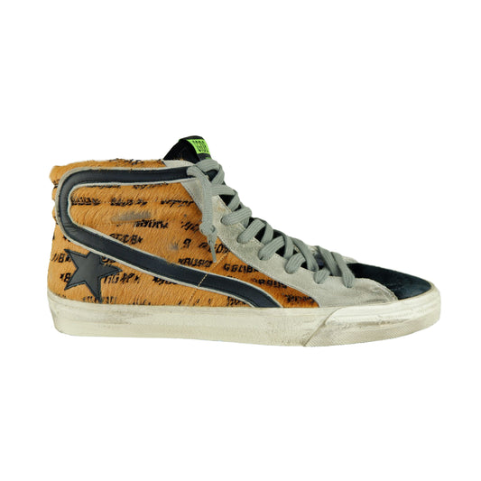 Golden Goose Brown Leather Men Sneaker