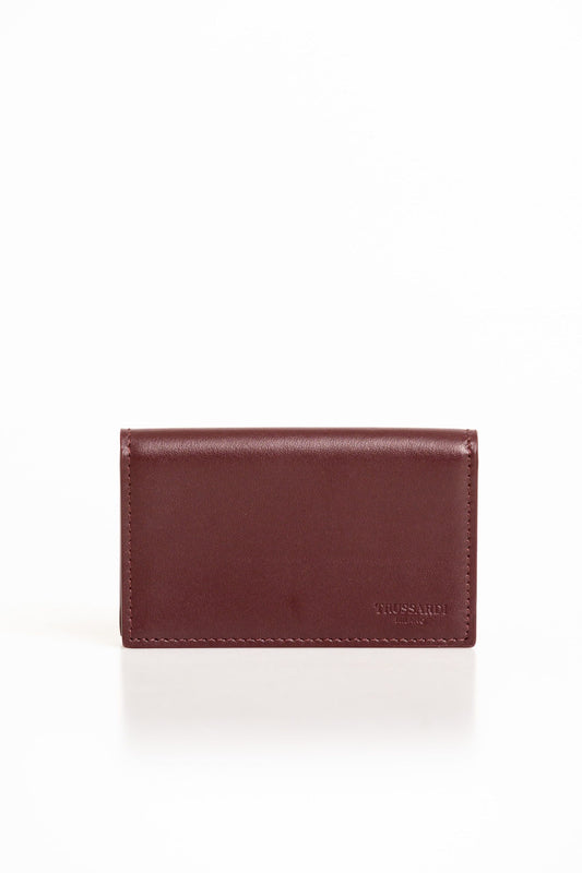 Trussardi Brown Calfskin Men Wallet