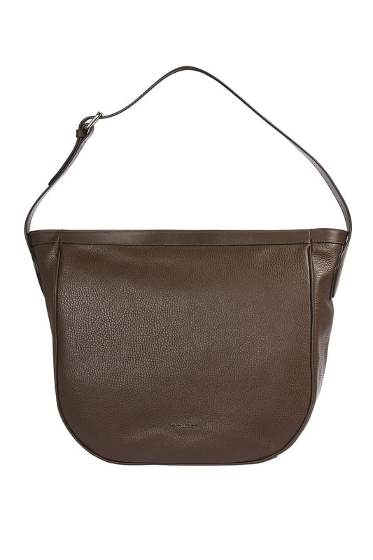 Trussardi Brown Leather Women Shoulder Bag