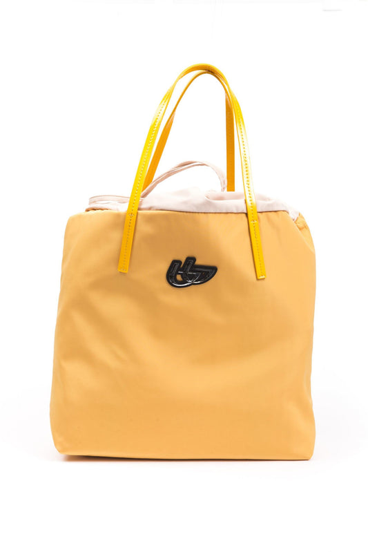 BYBLOS Yellow Fabric Women Handbag