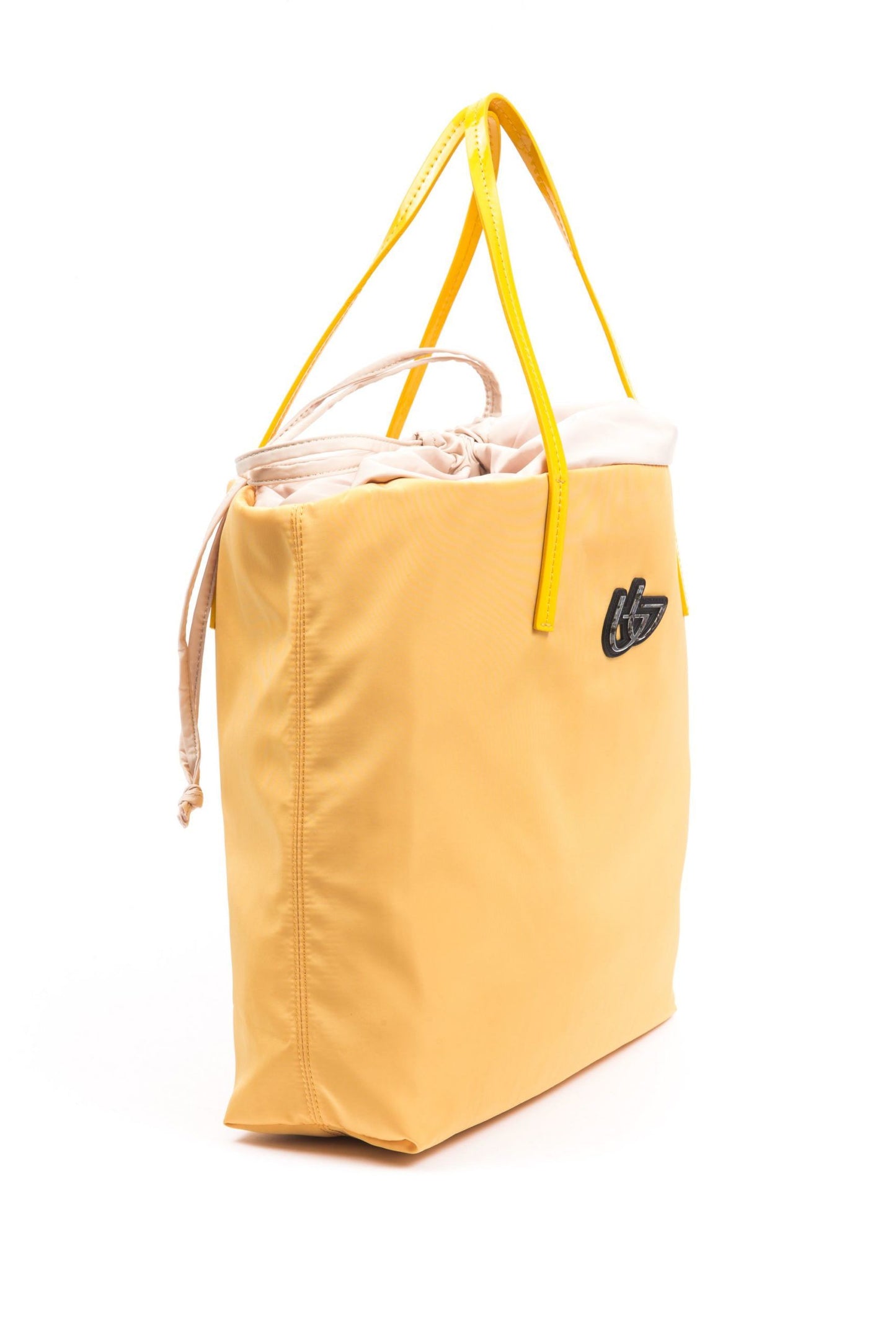 BYBLOS Yellow Fabric Women Handbag