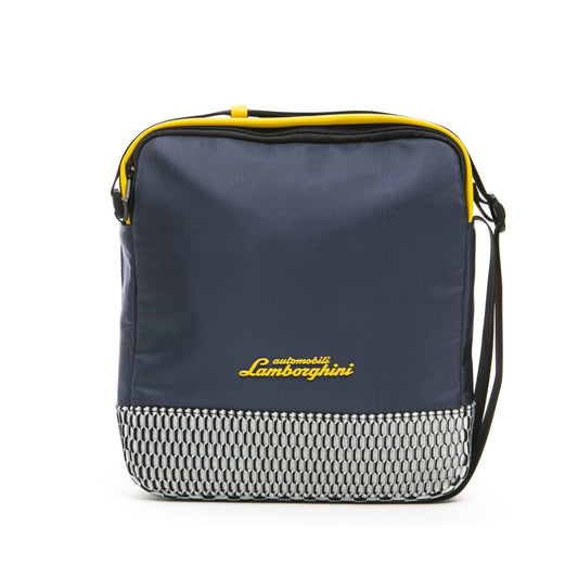 Lamborghini Blue Polyester Men Messenger Bag