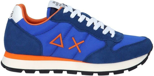 Sun68 Blue Suede Mens Sneaker