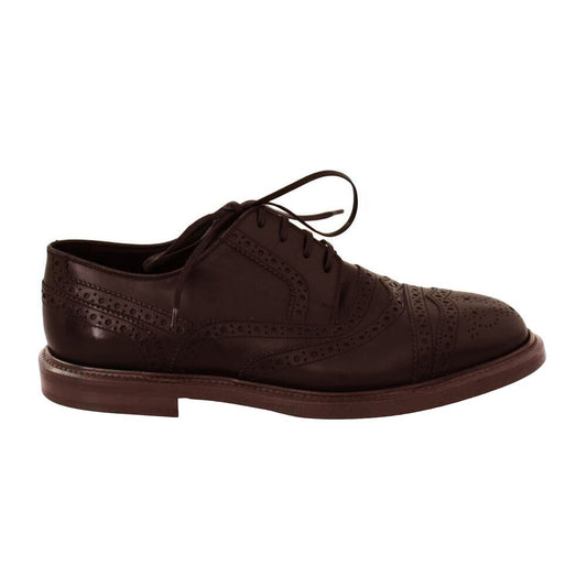 Dolce & Gabbana Elegant Calfskin Derby Shoes for Men