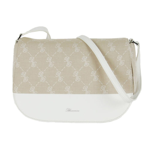 Blumarine White Cotton Women Crossbody Bag