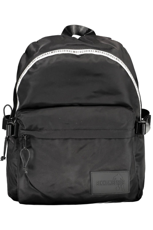 Bikkembergs Black Nylon Men Backpack