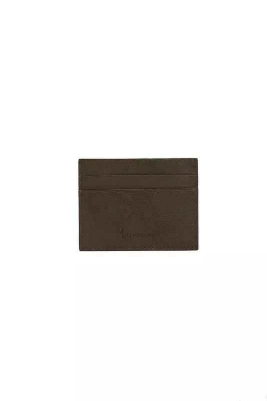 Billionaire Italian Couture Brown Leather Men Wallet