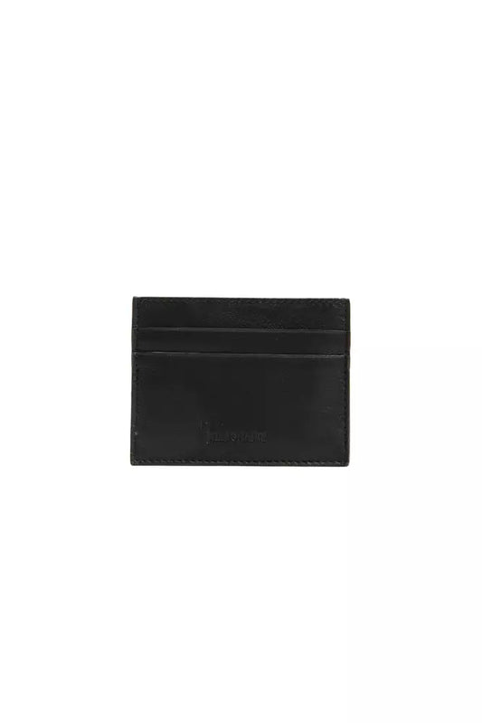 Billionaire Italian Couture Black Leather Men Wallet