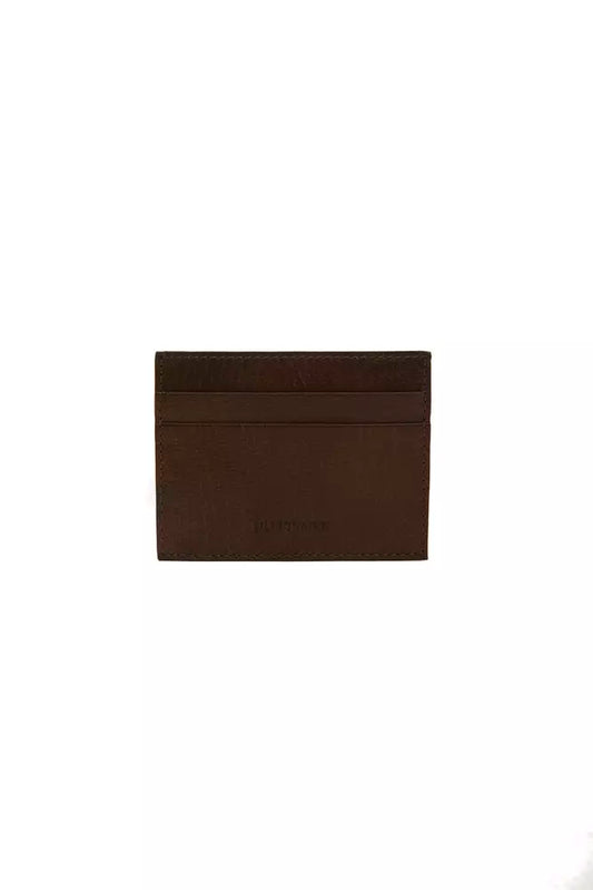 Billionaire Italian Couture Brown Leather Men Wallet