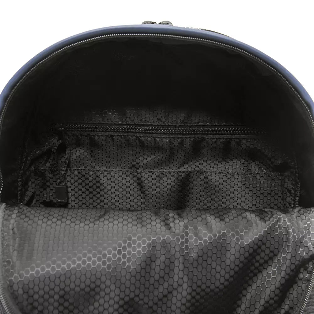 Automobili Lamborghini Black Polyester Men Backpack