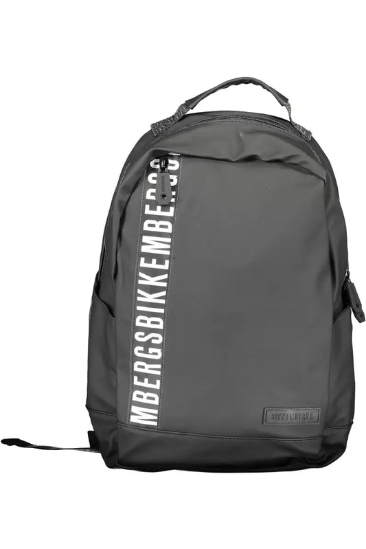 Bikkembergs Black Polyethylene Men Backpack