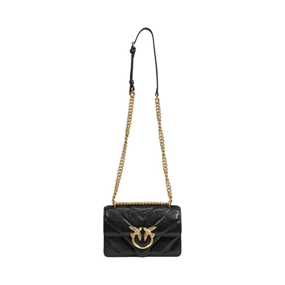 PINKO Black Leather Handbag