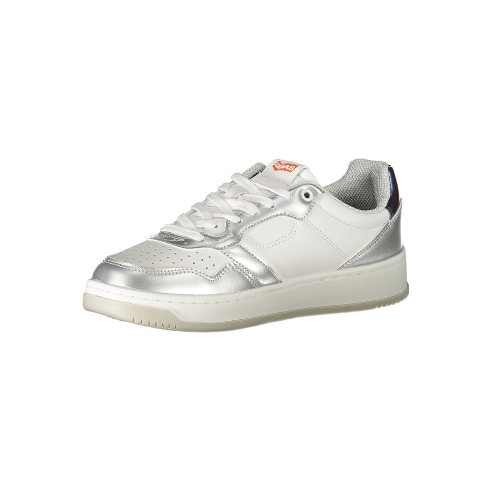 Gas White Polyester Sneaker