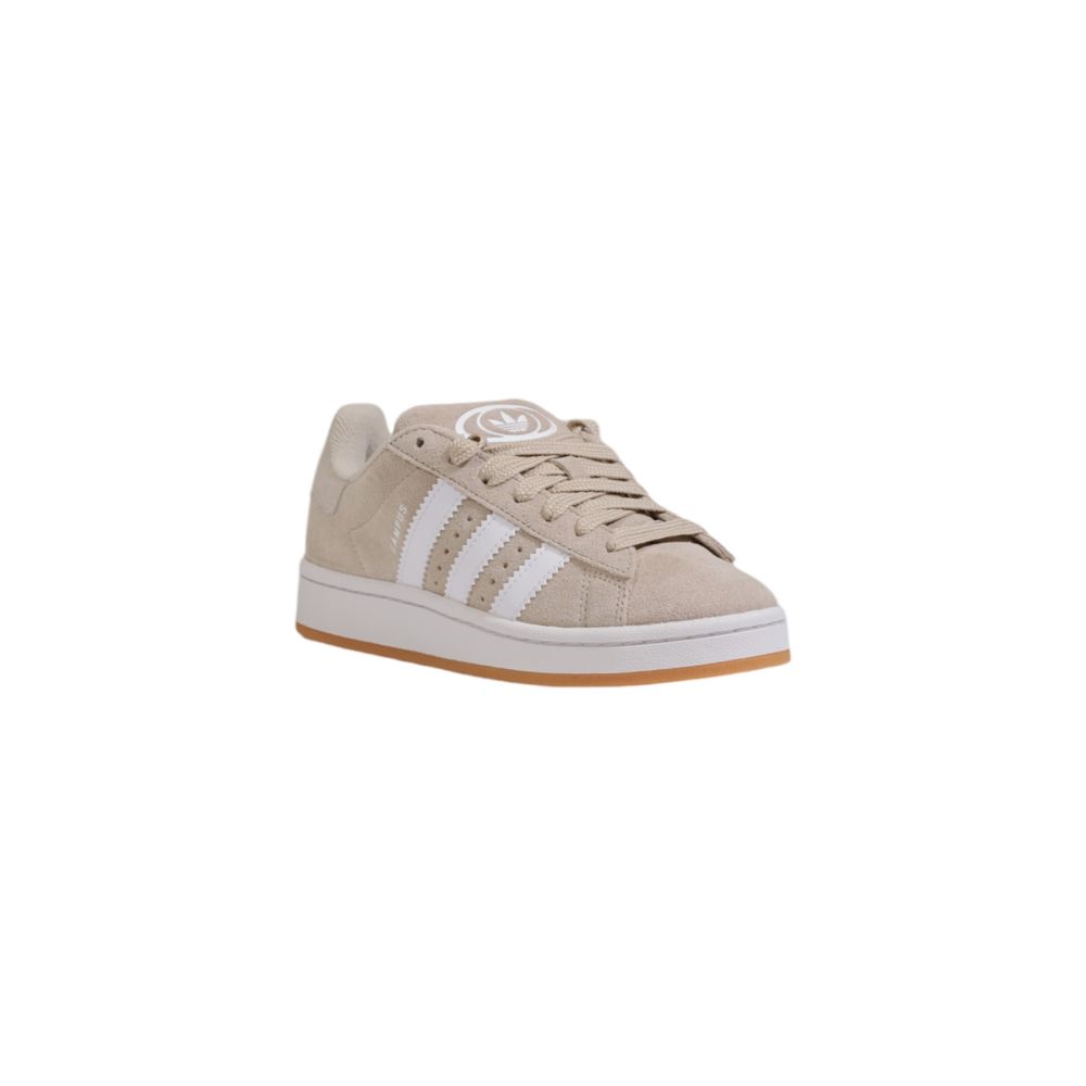 Adidas Beige Leather Sneaker