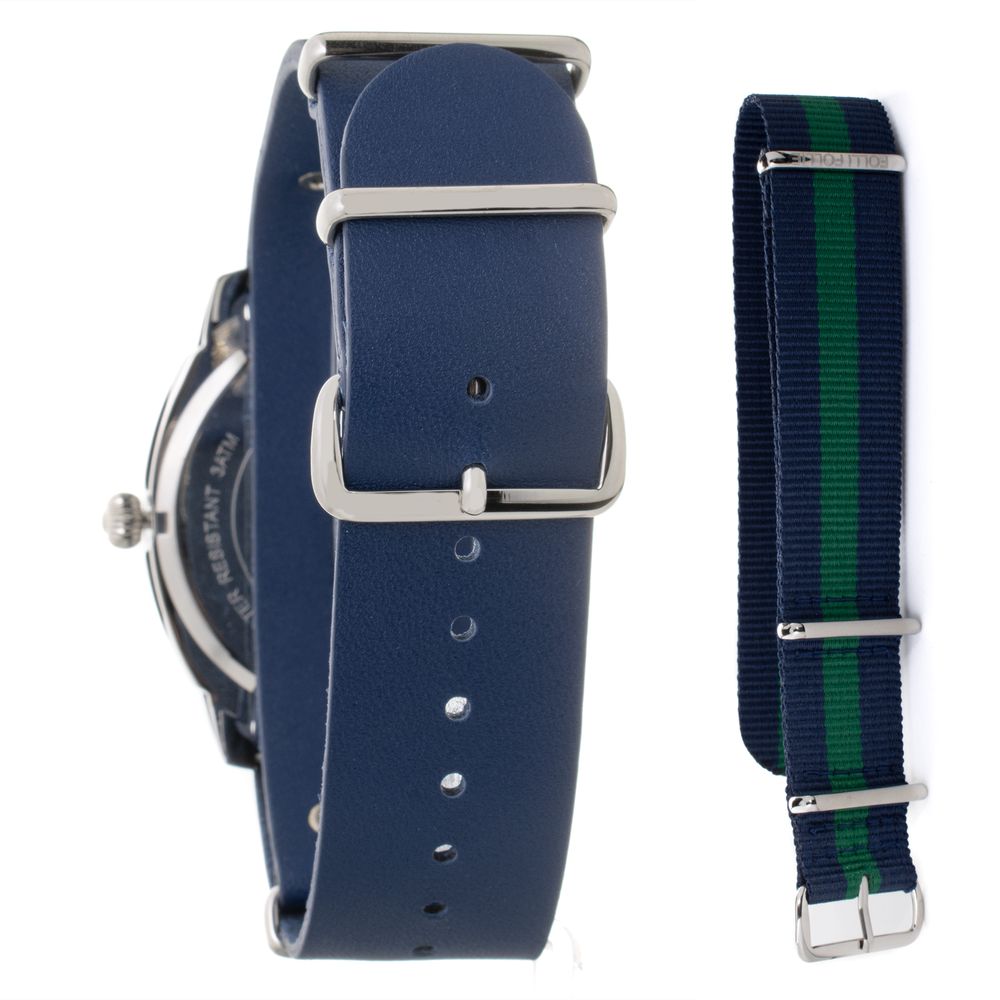 Folli Follie Blue Leather Watch