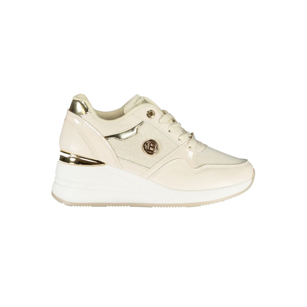 Laura Biagiotti Beige Synthetic Women Sneaker