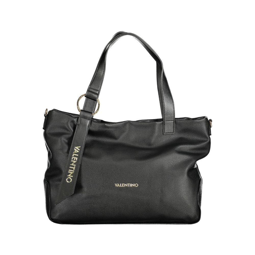 Mario Valentino Black Polyethylene Women Handbag