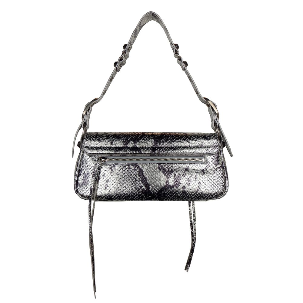 Balenciaga Gray Calfskin Handbag