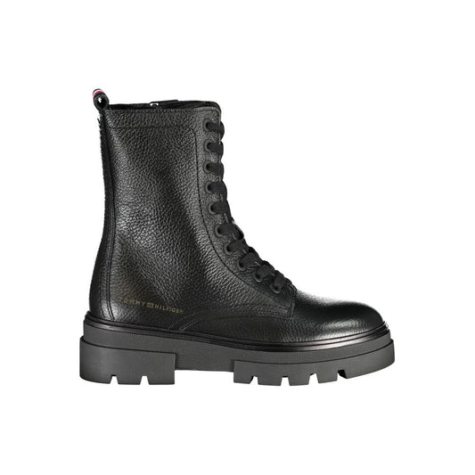 Tommy Hilfiger Black Polyester Ankle