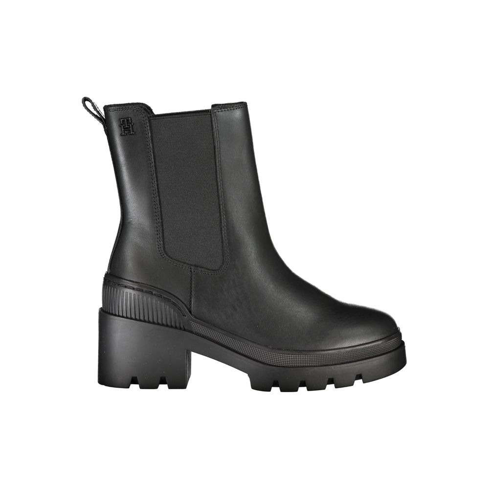 Tommy Hilfiger Black Polyester Ankle