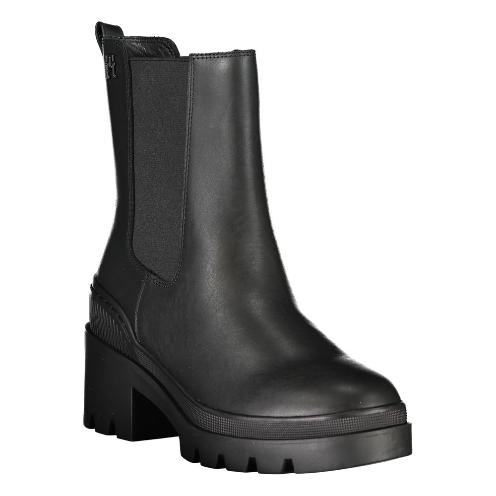 Tommy Hilfiger Black Polyester Ankle