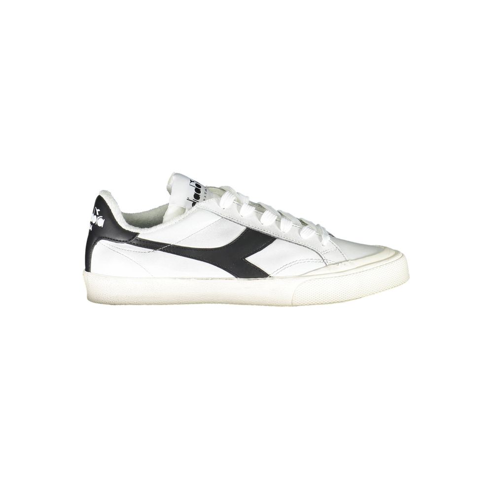 Diadora White Fabric Sneaker