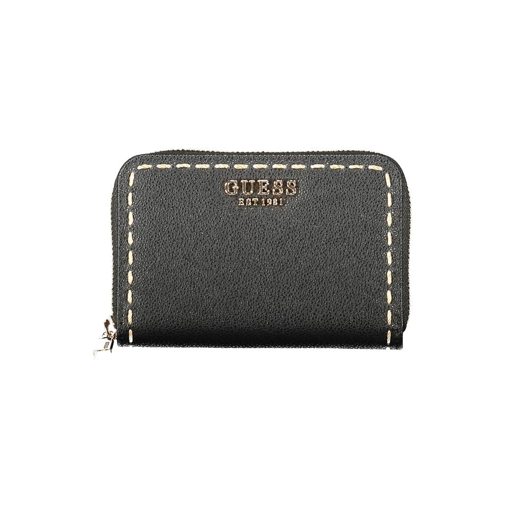 Guess Jeans Black Polyethylene Wallet