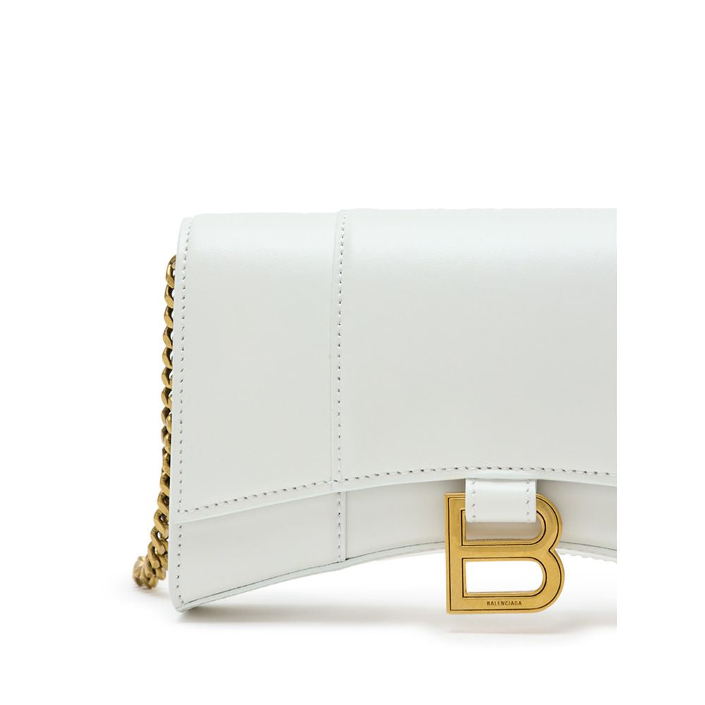 Balenciaga White Leather Shoulder Bag
