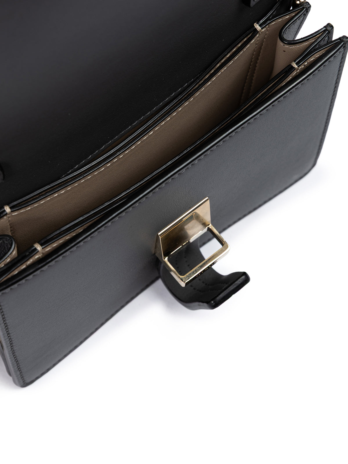 Giada Dark Grey Leather Clutch Bag