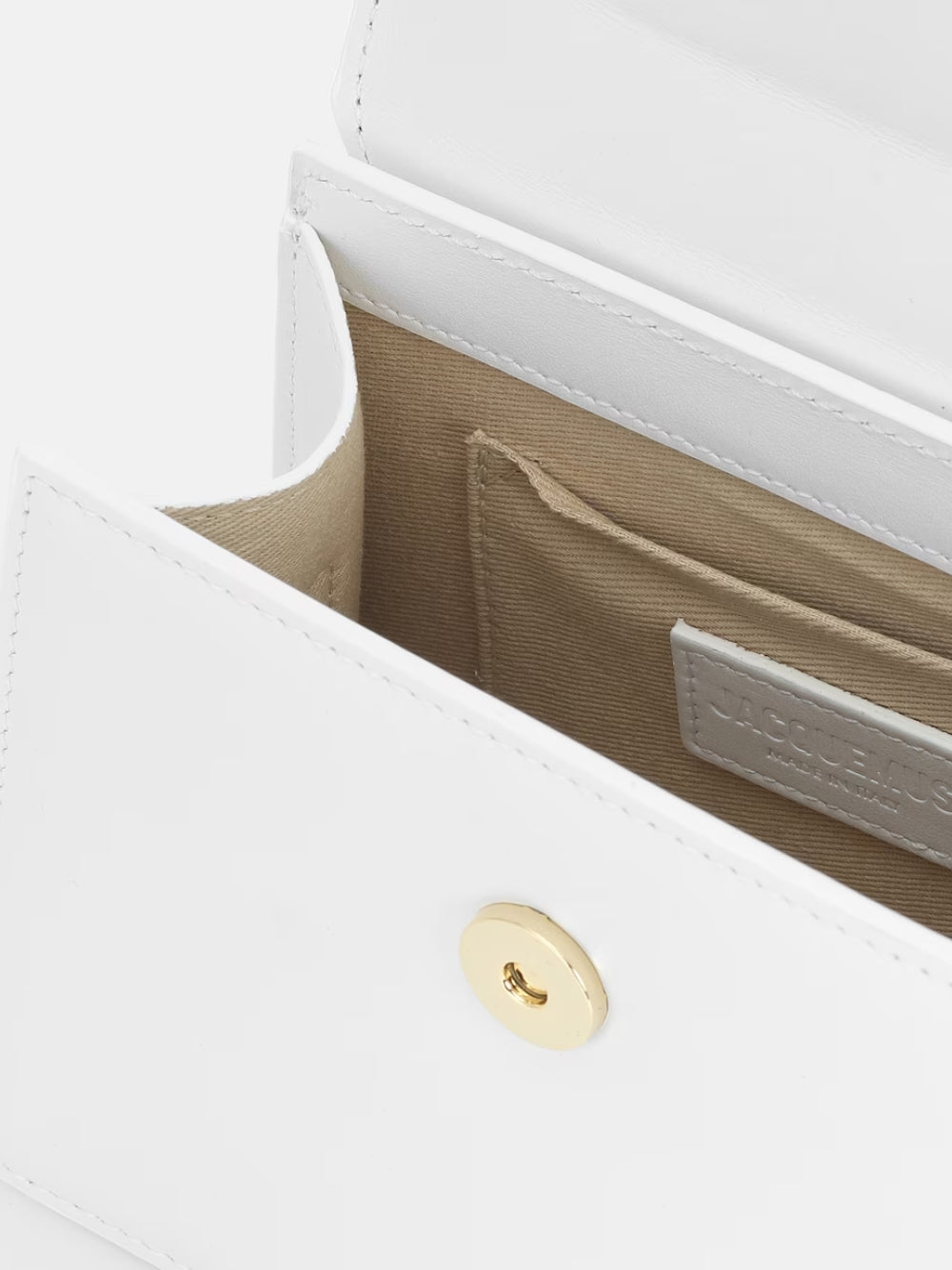 Jacquemus White Le Chiquito Moyen Bag